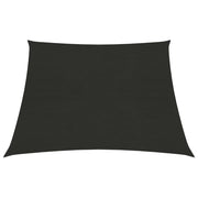 Vela ombreggiante/ombrellone 3/4 x 2 m HDPE 160 g/m² nero02_0009198