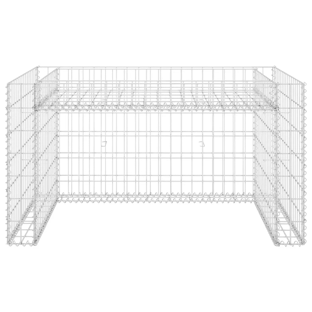 Casetta Rasaerba con Fioriera Rialzata 110x80x60cm Filo Acciaio 145655