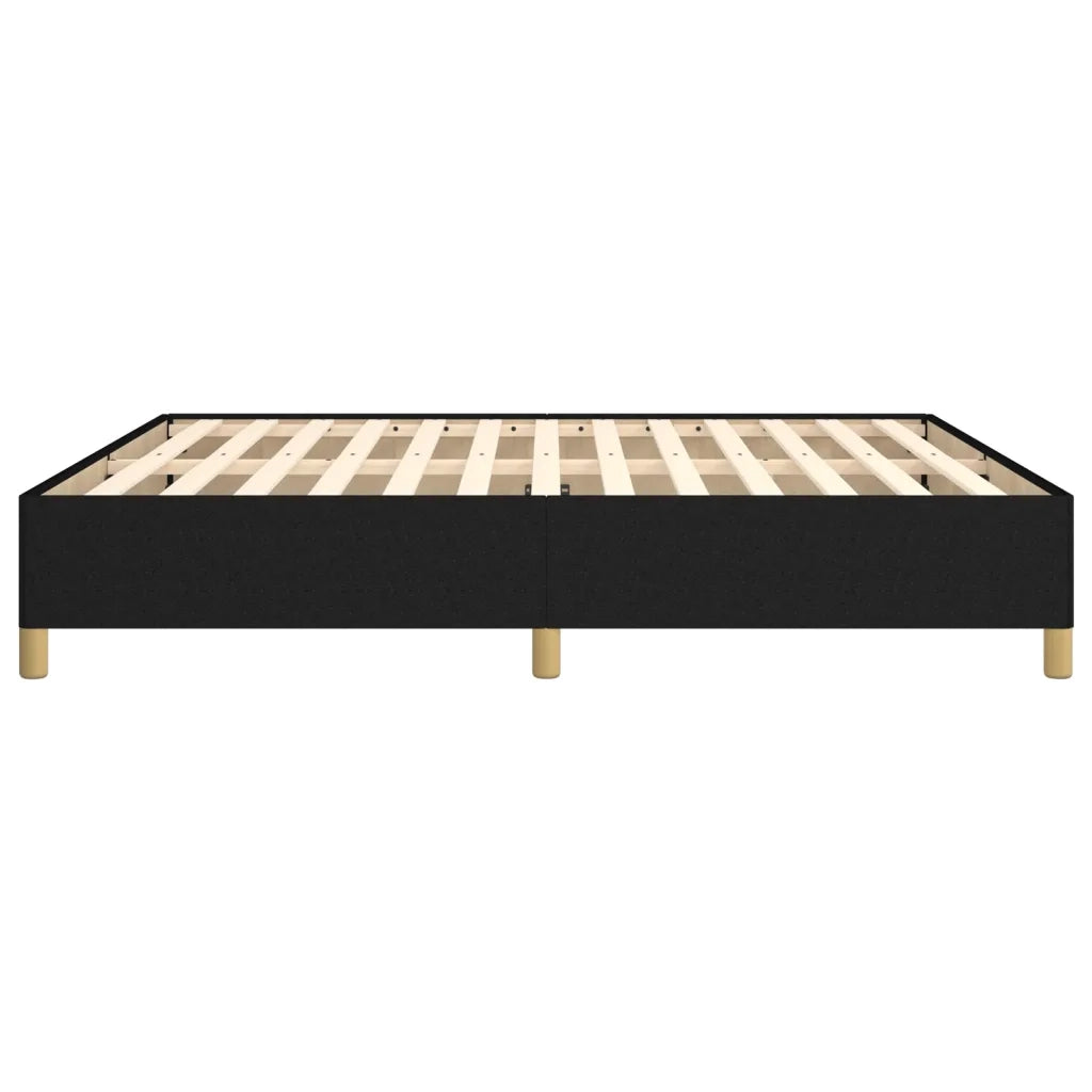 Giroletto senza Materasso Nero 180x200 cm in Tessuto 347183