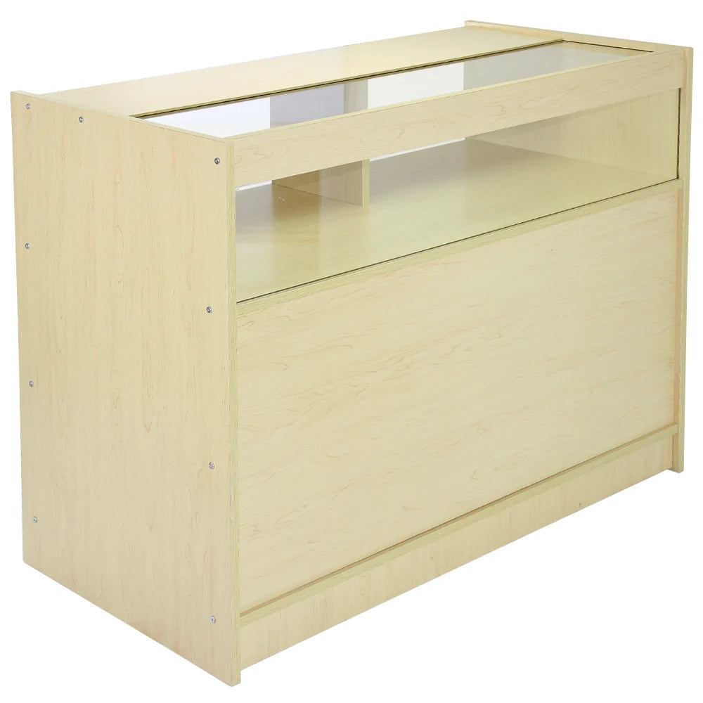 Banco B1200 con Finitura in Acero da Negozio e Reception Elegante Solido Robusto