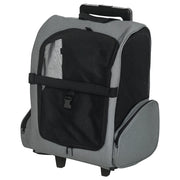 Trasportino per cani e gatti 2 in 1 ¨C zephmum ¨C 42x25x55 cm, grigio