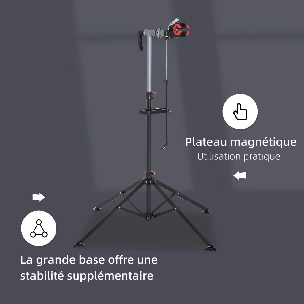 Cavalletto per Bicicletta Pieghevole Regolabile ¨C zephmum ¨C Argento