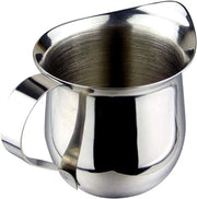 Fustino in Acciaio Inossidabile per Caffè Espresso - 400ml - Sfoglia per Latte e Cappuccino - Accessori per Barista