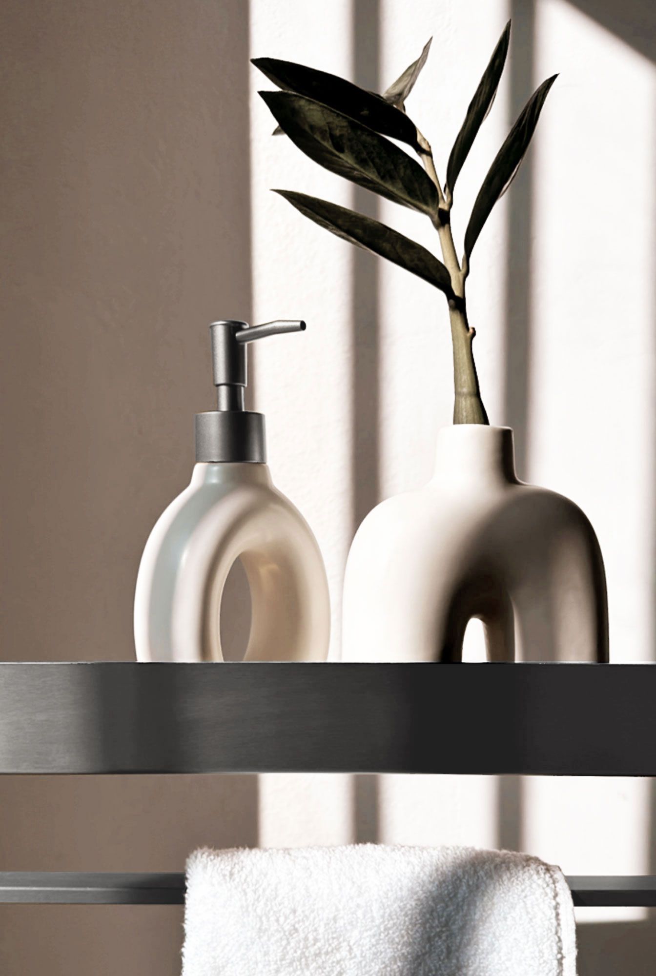 Mensola Da Bagno Sf01 45cm Steel Brush