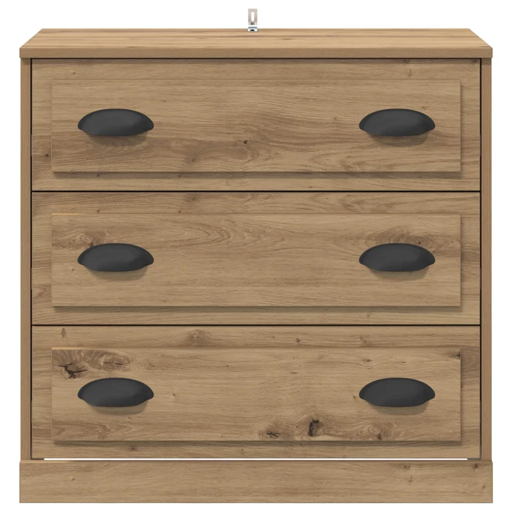 Credenza con Cassetto-Buffet-Armadio da cucina Rovere artigianale 70 x 35,5 x 67,5 cm 473617