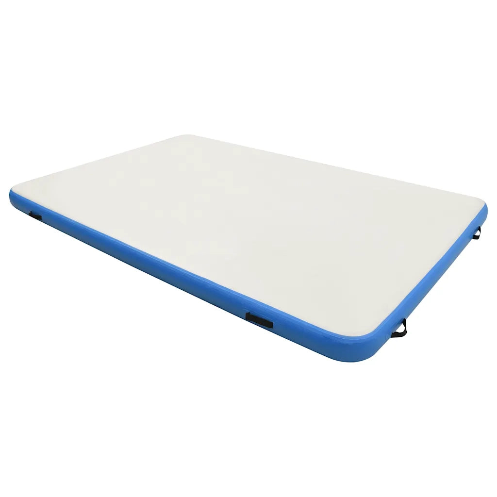 Tappeto Galleggiante Gonfiabile Blu e Bianco 200x150x15 cm cod mxl 57905