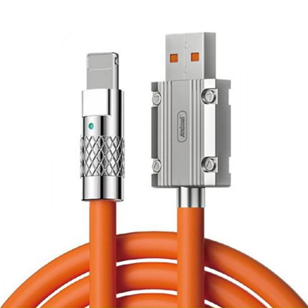 Trade Shop - Cavo Per Trasferimento Dati Ricarica Rapida Q-sj970 Connettore Da Usb A Lightning 2.4a 1mt -