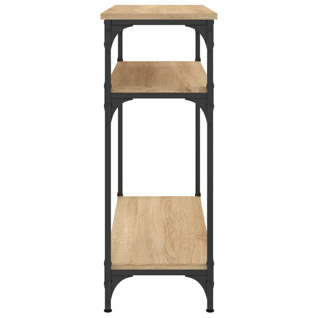 vidaXL Tavolino Consolle Rovere Sonoma 75x29x75cm in Legno Multistrato