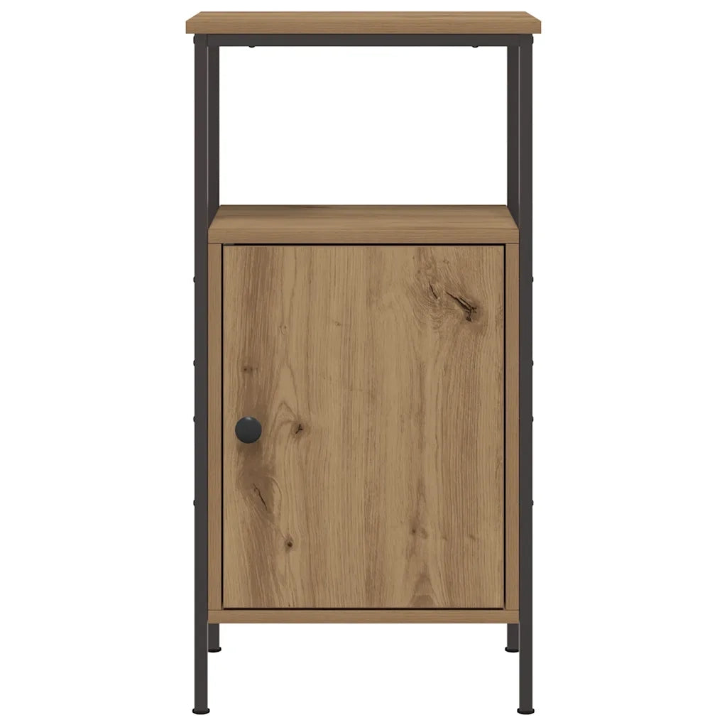 Comodino Rovere Artigianale 41x31x80 cm in Legno Multistrato 857248