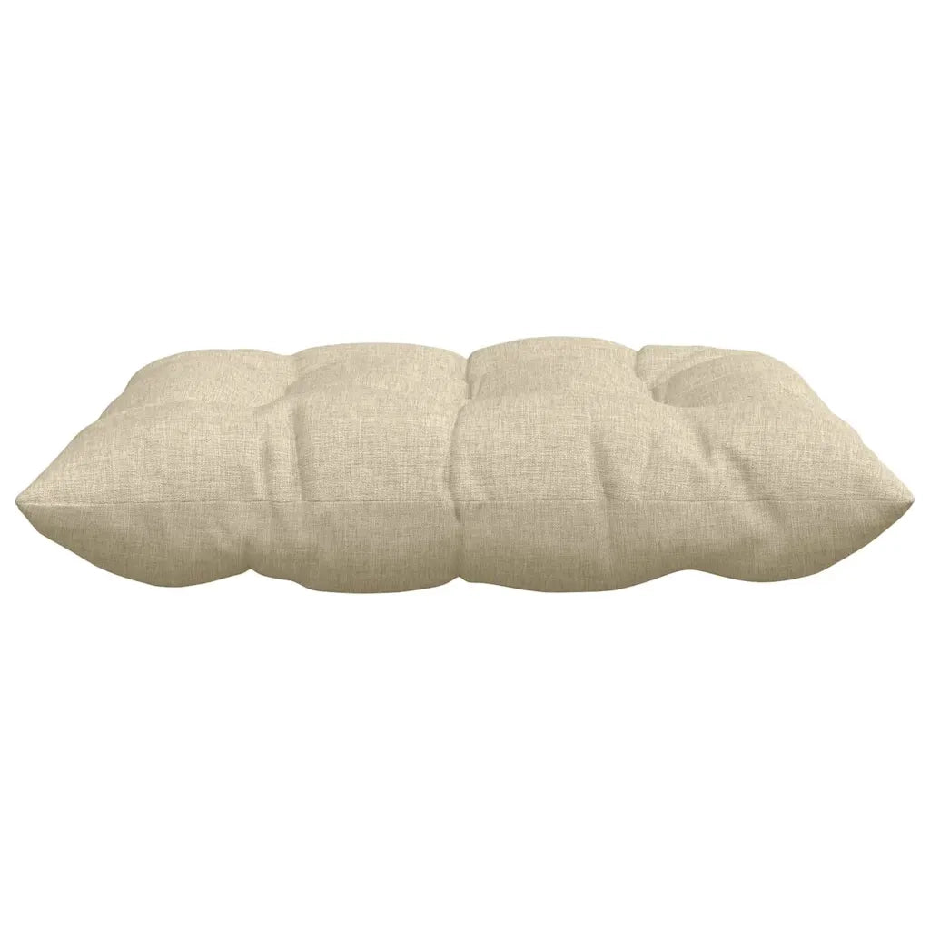 Cuscini per Seduta 4 pcs Crema 40 x 40 x 6 cm Tessuto 42015153