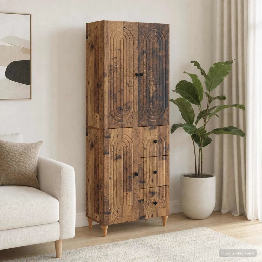 Set di armadi 2 pcs 66 x 34,5 x 90 cm Legno ingegnerizzato 3416482