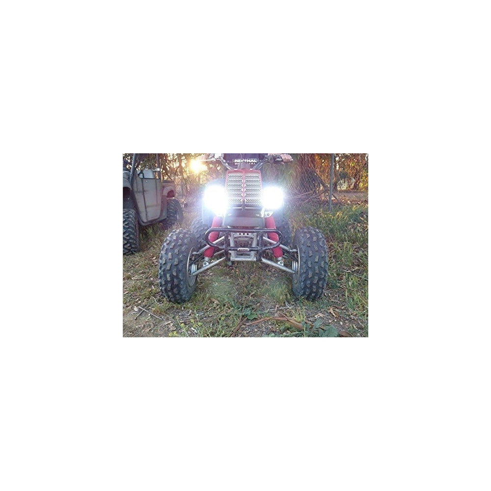 Trade Shop - Faro Supplementare Profondità 12v 16led 48w Auto Fuoristrada Quadrato 6000k Ip68 -