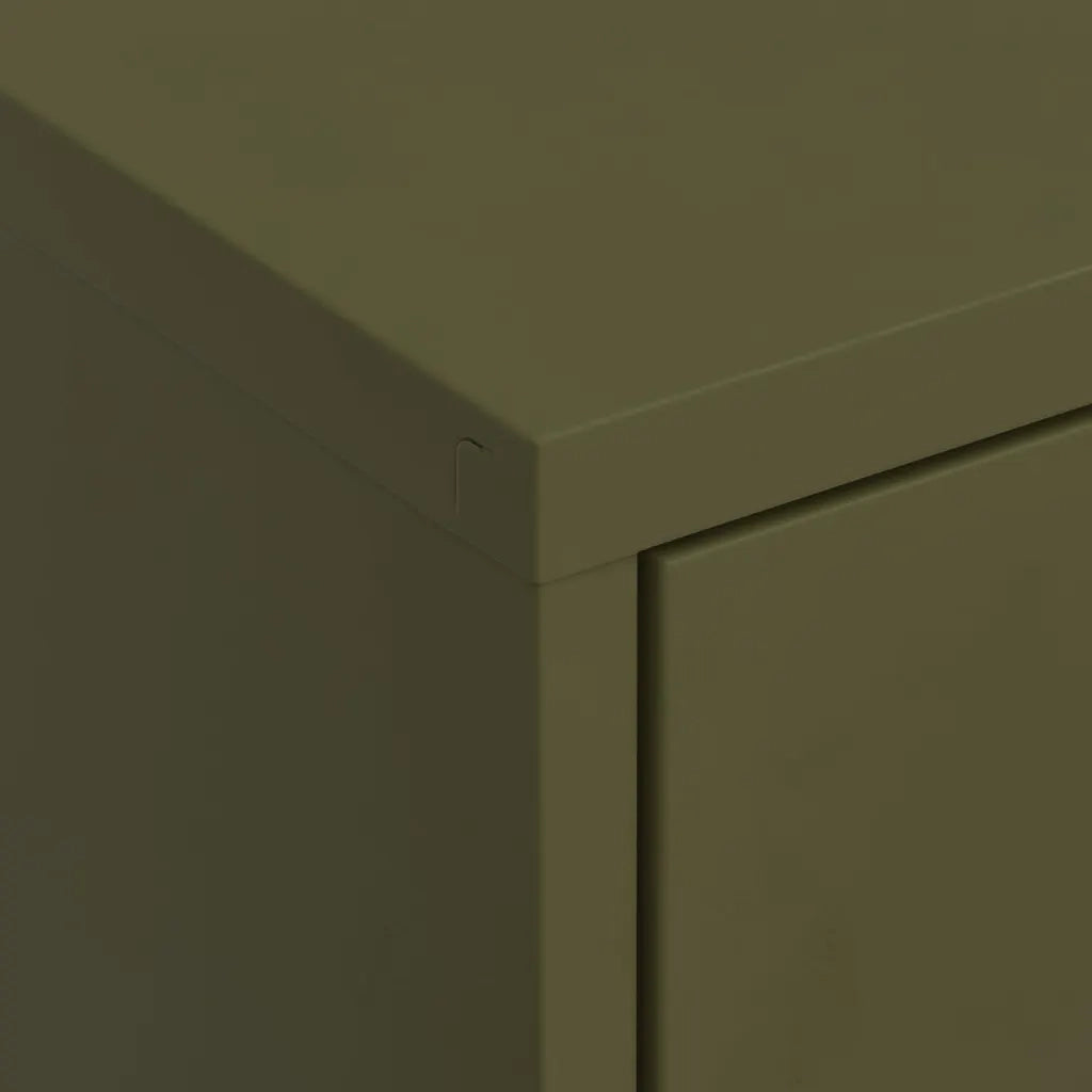 Armadietto Verde Oliva 80x35x101,5 cm in Acciaio 336153