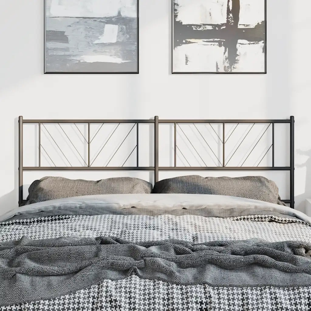 Testiera di Ricambio in Metallo Nero 135 cm 372211
