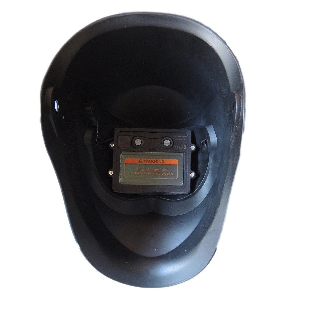 Trade Shop - Maschera Saldatura Casco Per Fabbro Protezione Cristalli Liquidi Visiera -