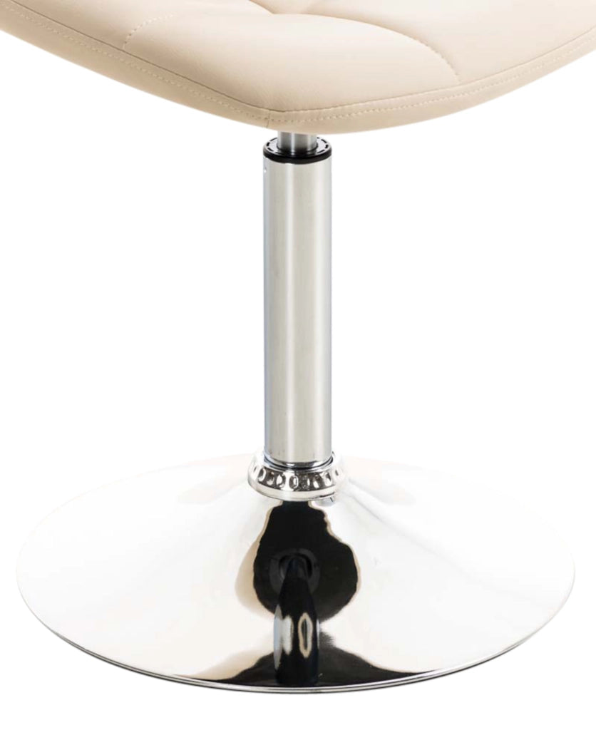 Set di 2 sedie Emil in similpelle crema