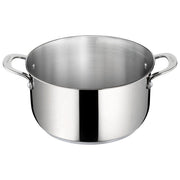 Lagostina 010282031220 Talento Casseruola Fonda 2 Maniglie Acciaio Inox 18-10 20 cm Induzione colore Acciaio Inox