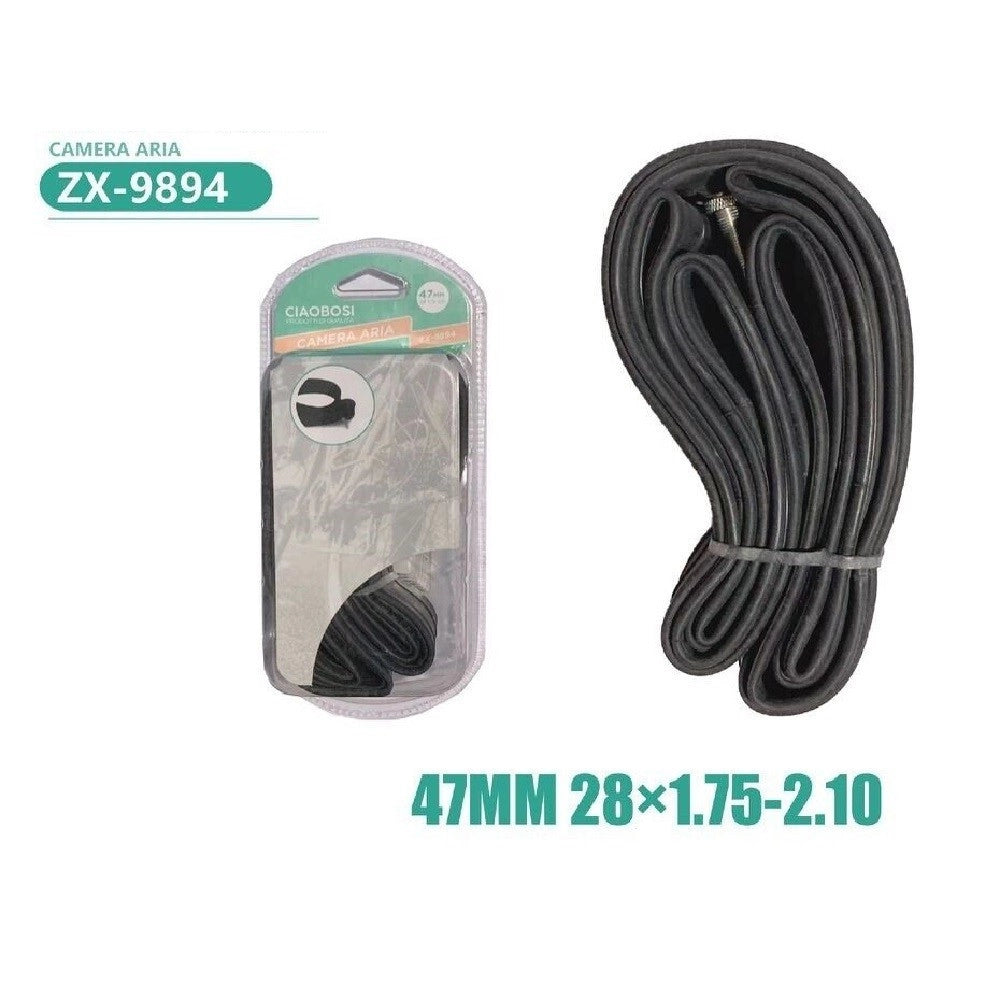 Trade Shop - Camera D'aria Per Pneumatici Ruote Bici Bicicletta 47mm 28×1.75-2.10 Zx-9894 -