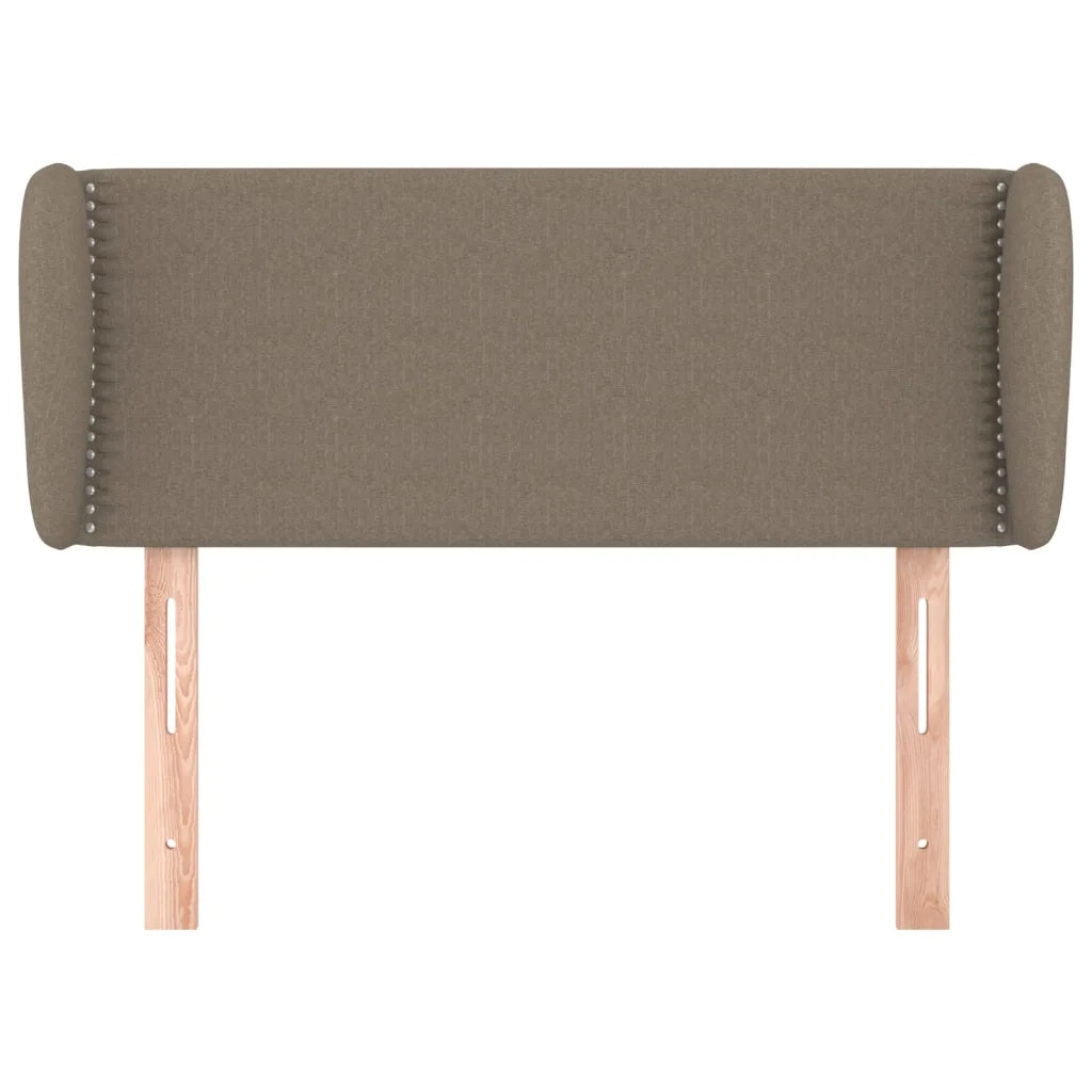 Testiera | Testata ad Orecchio Tortora 93x23x78/88 cm in Tessuto