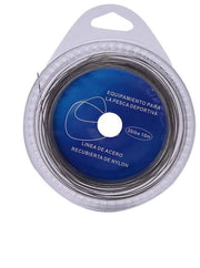 Cavo in acciaio 10m - Intrecciato a 7 fili - Alta resistenza - Resistente alla corrosione - Utilizzato per la pesca - Morbido e soffice - Cavo da pesca