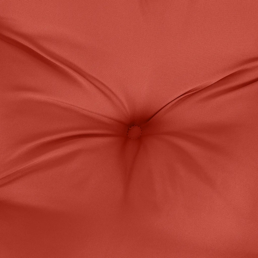 Cuscini Panca Giardino 2pz Rosso MÃ©lange 100x50x7cm Tessuto