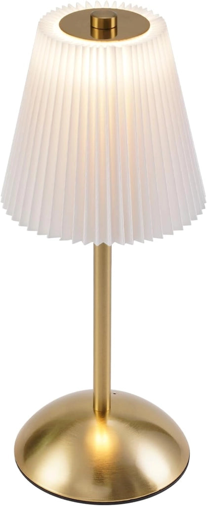 ZMH Lampada da tavolo LED set 2 pezzi bianca wireless dimmerabile 3 temperature colore per camera letto soggiorno