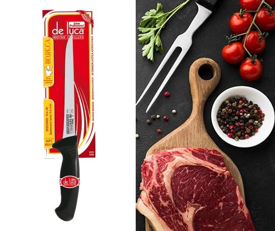 COLTELLO DA DISOSSO 18 cm - DE LUCA COLTELLERIE