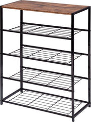 Sedia a tre piedi - progettata per risparmiare spazio - design vintage in legno e metallo - stile e funzionalità - design industriale - 83x30x83 cm