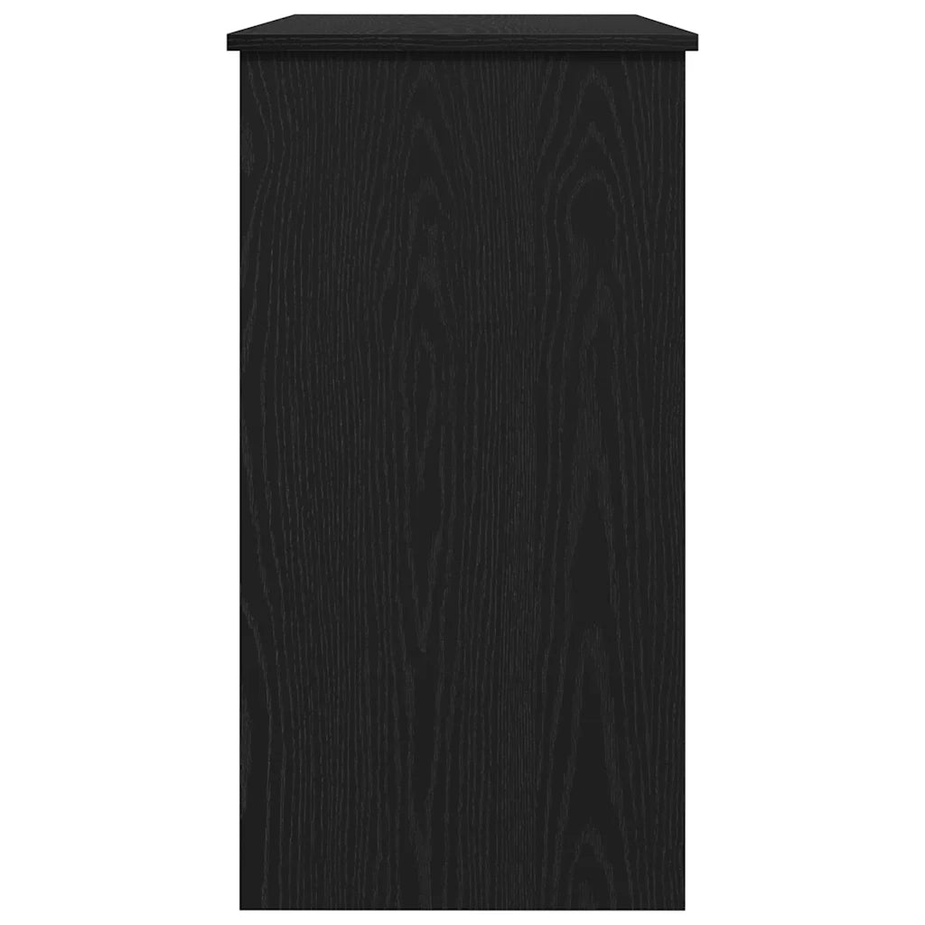Scrivania Nera 80x40x75 cm in Legno Multistrato