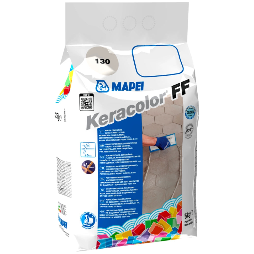Stucco fughe grana fina ceramiche piastrelle mosaici keracolor ff sacco 5 kg *** colore- manhattan - 110, confezione 1