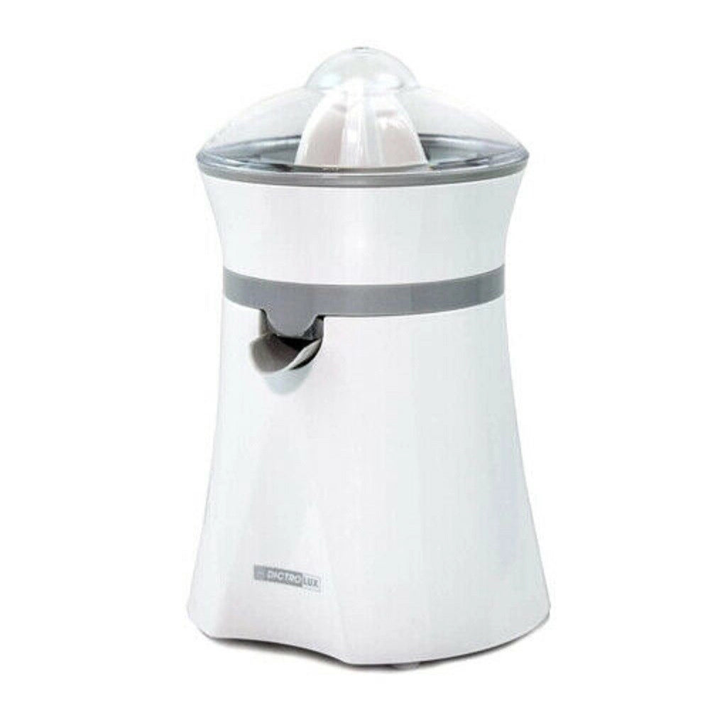Trade Shop - Spremiagrumi 20w Con Sistema A Pressione Automatico 2 Testine Cestello Filtrante -