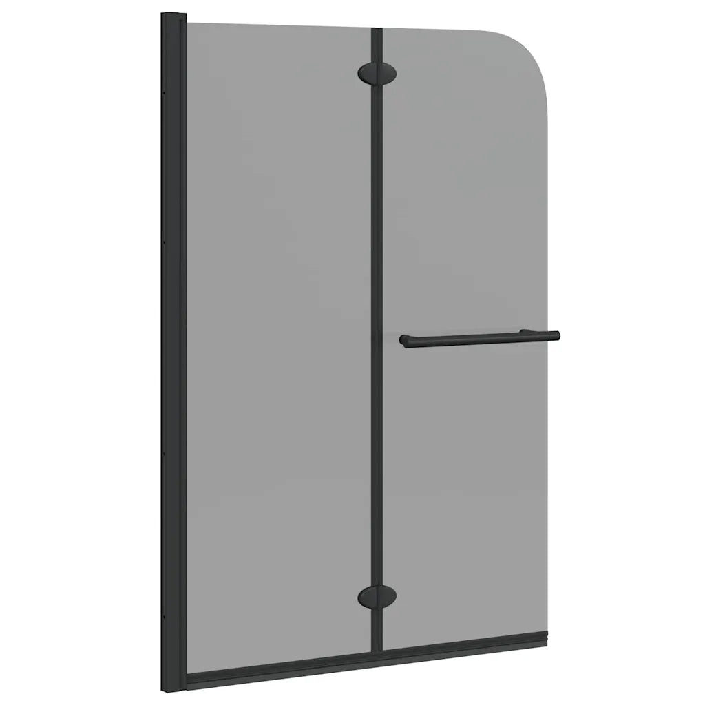 Involucro Doccia Nero 120 x 140 cm Vetro ESG e Alluminio 42018545