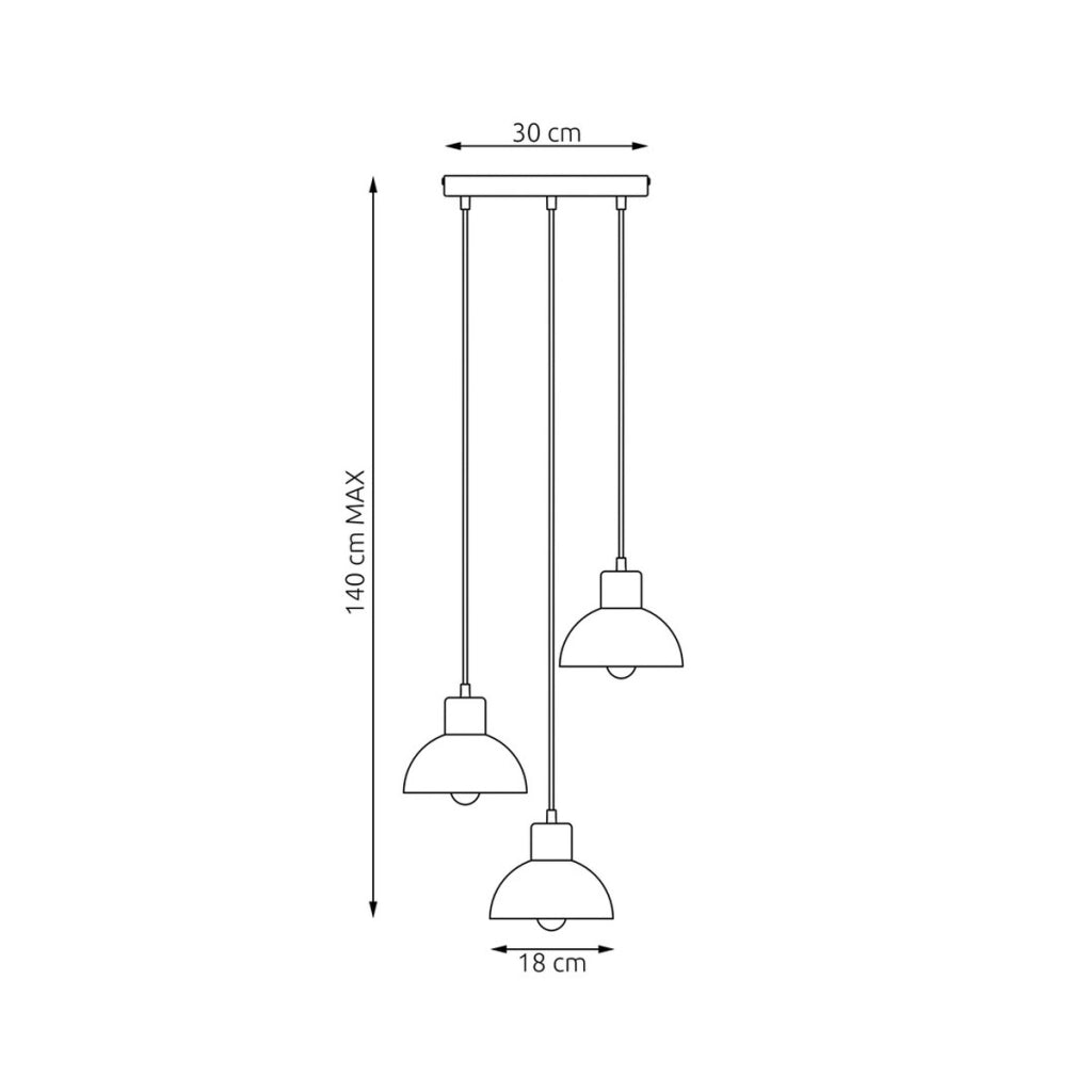 Lampada a sospensione Seco in acciaio e legno naturale