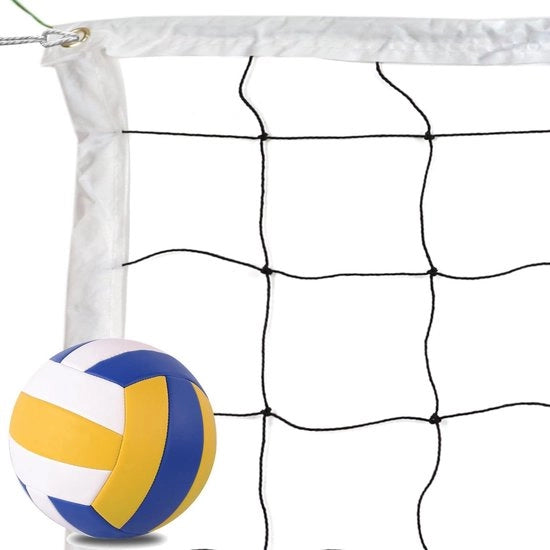 Volleybalnet opvouwbaar e portatile per esterno - misura 5 rete di allenamento - 95 m x 1 m
