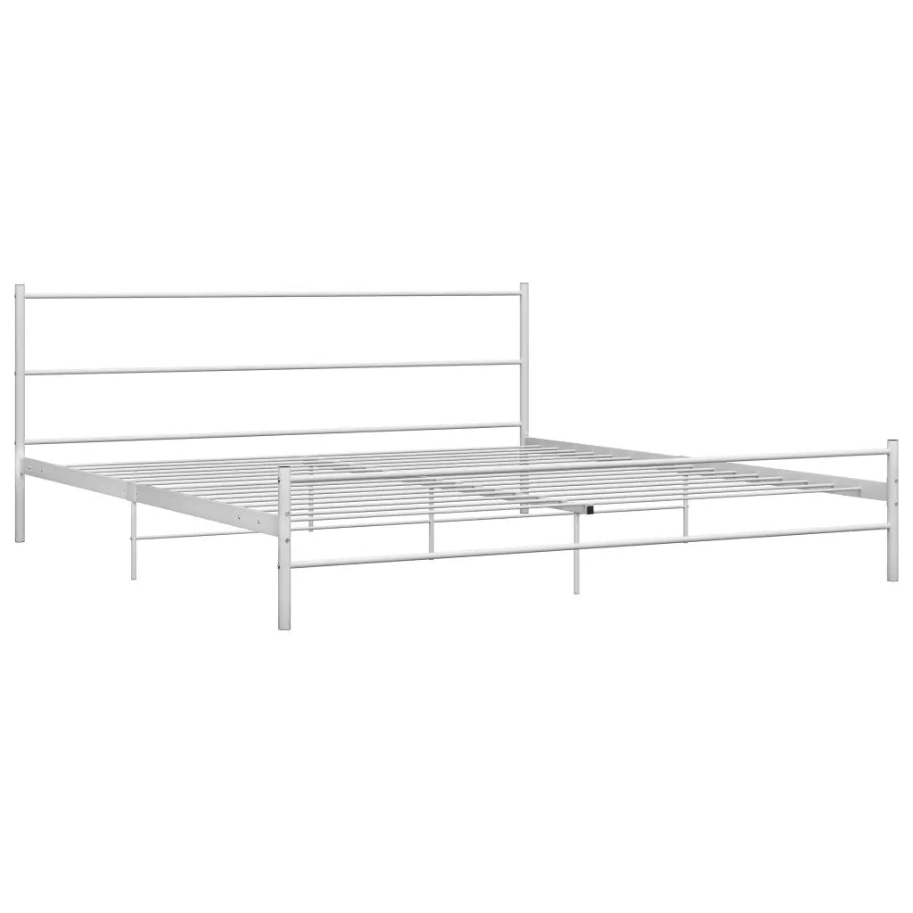 Giroletto-Struttura Letto Bianco in Metallo 160x200 cm 426818