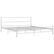 Giroletto-Struttura Letto Bianco in Metallo 160x200 cm 426818