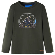 Maglietta per Bambini Maniche Lunghe Cachi 116cod mxl 84464