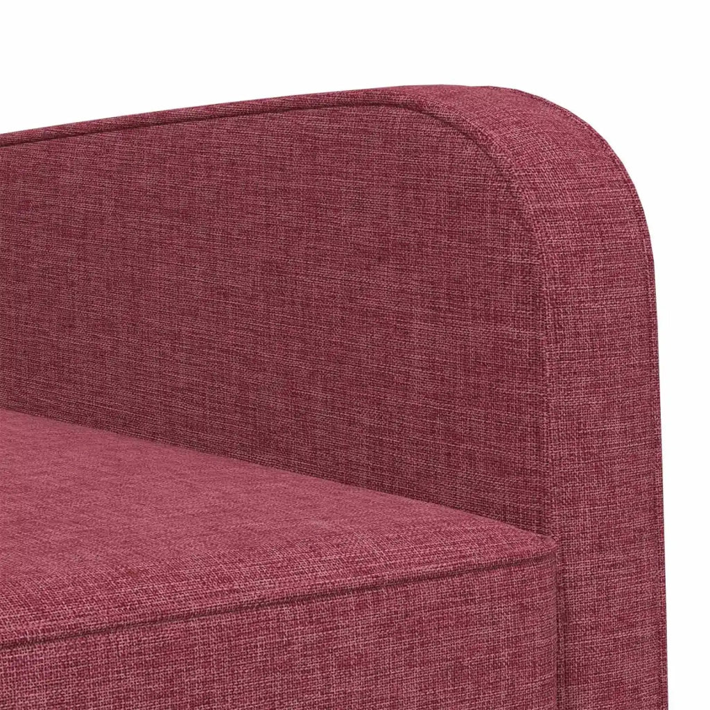 Poltrona Rosso Vino Tessuto 42043396