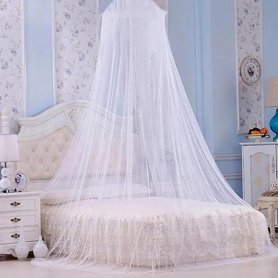 Klamlboe a forma di cupola senza porta per letto matrimoniale - per uso interno ed esterno - ombrellone per il tè di mezzogiorno - rete antizanzare