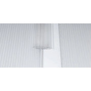 PROFILO GIUNZIONE H LASTRA ALVEOLARE - POLICARBONATO TRASPARENTE H.CM 200 S.MM  6- 2 pezzi