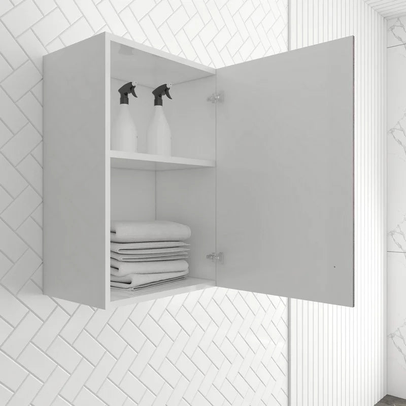 Pensile 45x32 anta corten grigio maniglia sinistra
