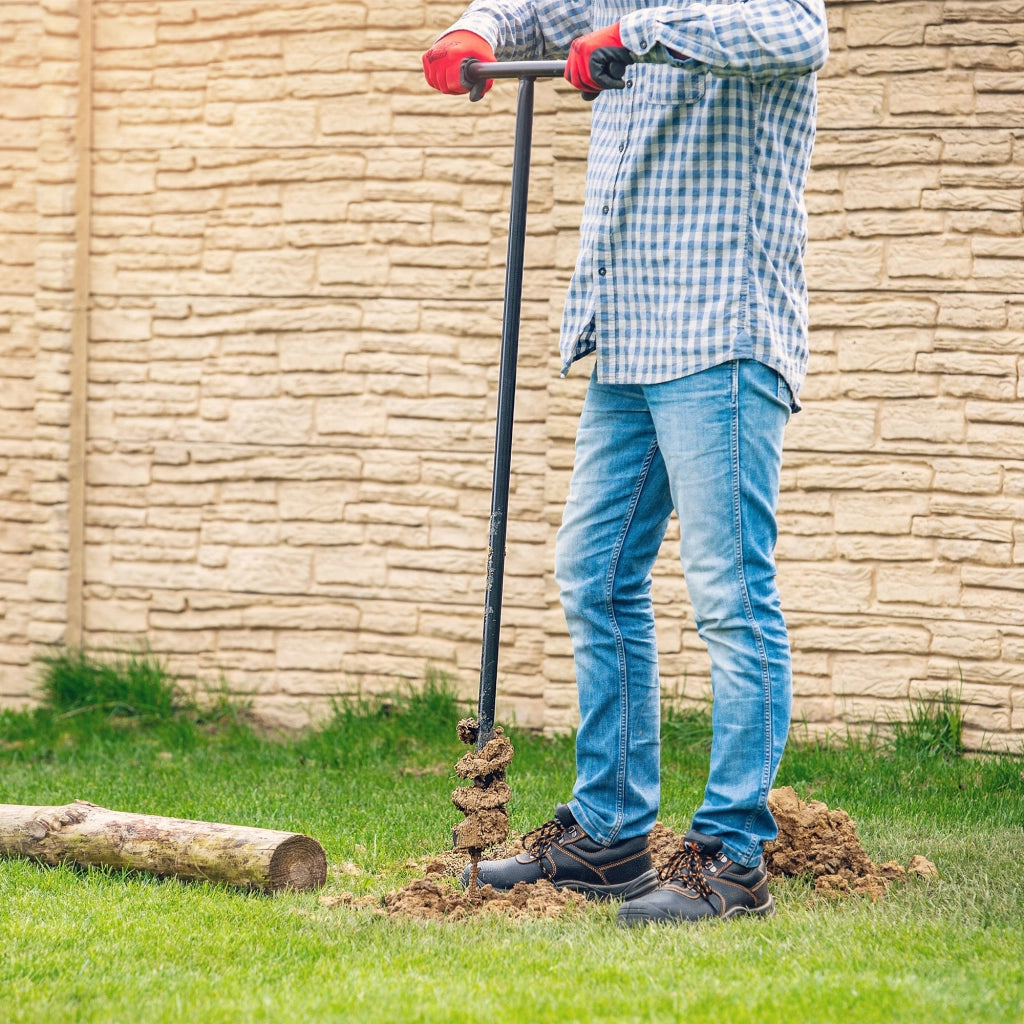 Trivella manuale per terreno KADAX da 80 mm, robusta.