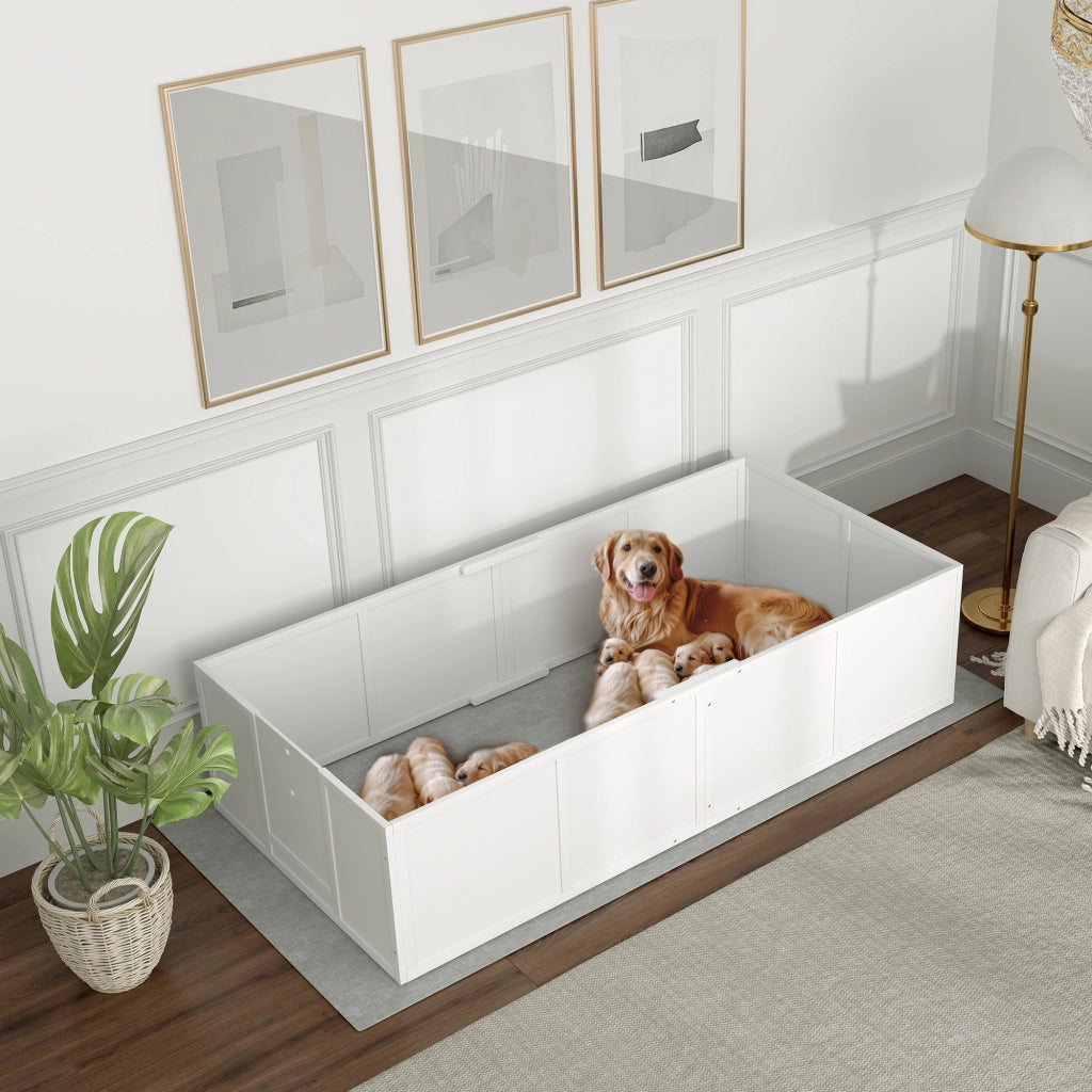 Cuccia per Cani e Cuccioli ¨C zephmum ¨C 196x96x48 cm, Bianco
