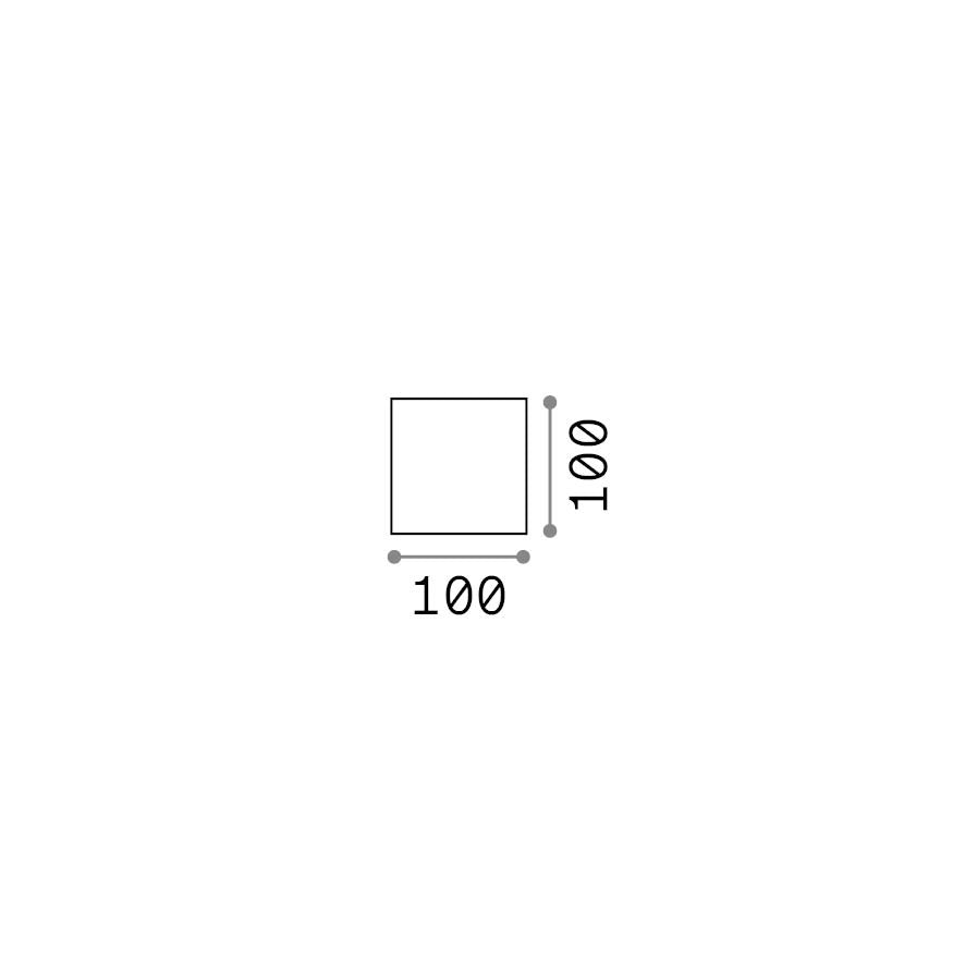 Applique Per Esterno Atom 2 Luci Led Antracite