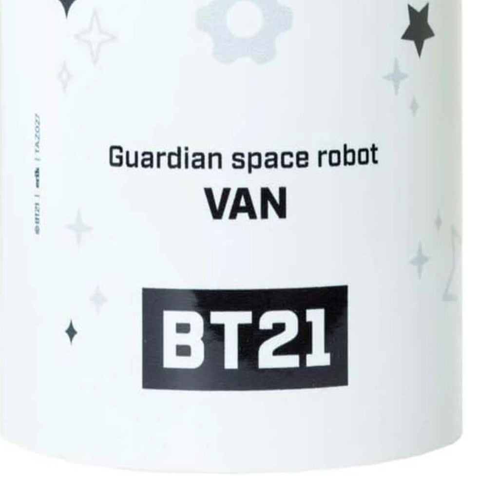 Tazza in Ceramica Capacità 300ml Design Guardiano Spazio Robot Van Bianco Line Friends BT21