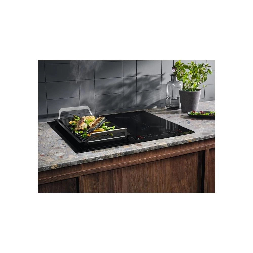 Piano Cottura A Induzione Electrolux Serie 600 Bridge Eil83443 4 Fuochi (L78xP52) Vetroceramica Nero