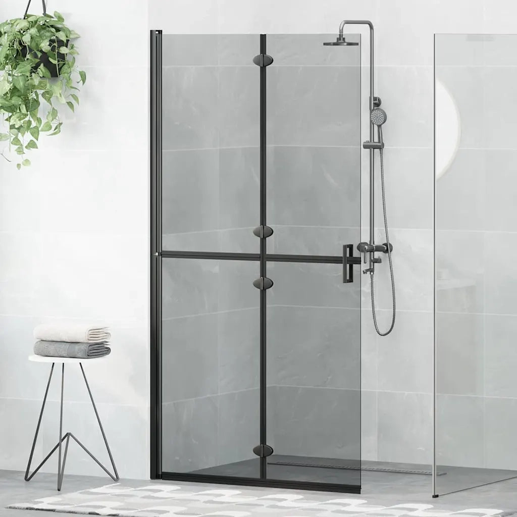 Parete doccia walk-in Nero 100 x 6,5 x 190 cm CFW6036916