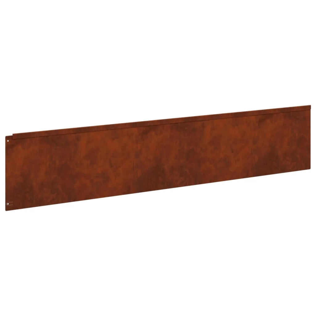 Bordura per Prato 20 pcs 100 x 22 cm Acciaio Ruggine 8008867
