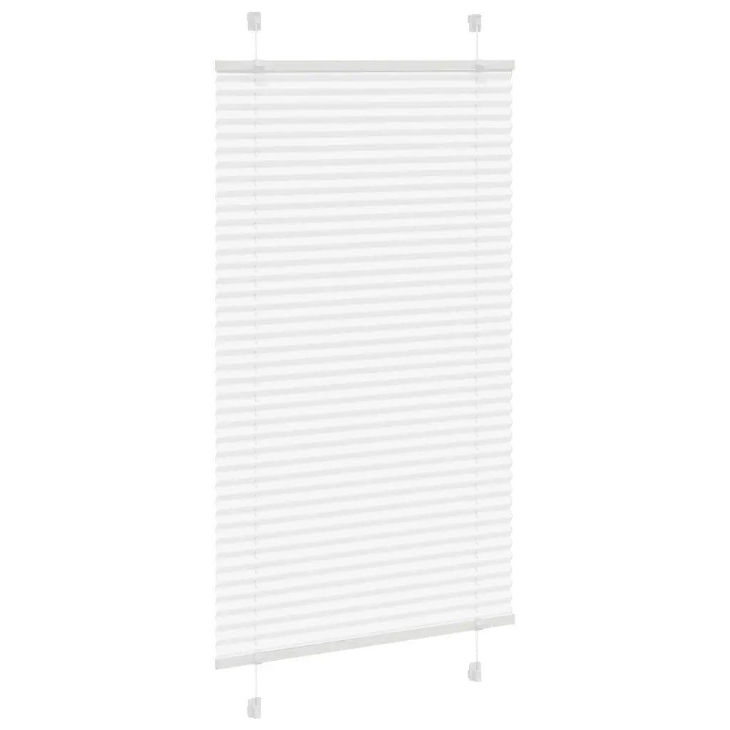 Tenda Plissettata Bianca 80x100 cm Larghezza Tessuto 79,4 cm 4015479