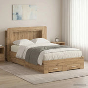 Telaio del letto con storage Rovere Artigianale 120 x 190 cm